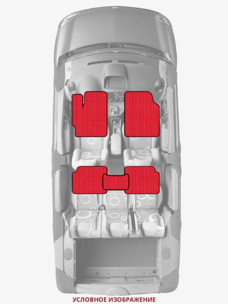 ЭВА коврики «Queen Lux» стандарт для Volkswagen Gol