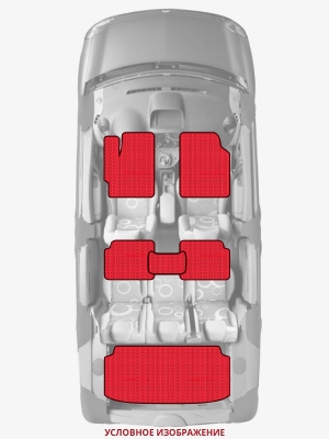 ЭВА коврики «Queen Lux» комплект для Volkswagen Gol